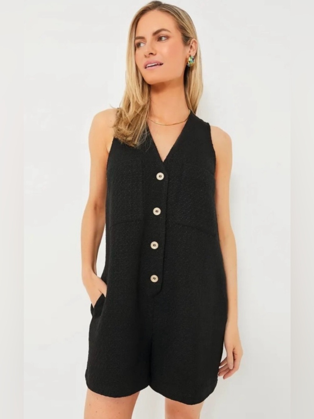 Tuckernuck Textured Myla Romper New Small